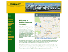Tablet Screenshot of mobleyconcrete.com